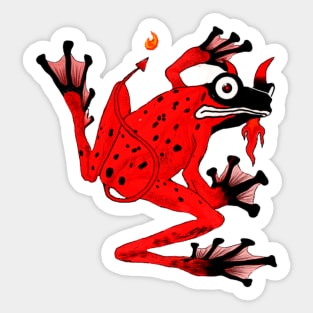 Aku Frog Sticker